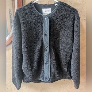 Wilfred Free Black Fleece Jacket